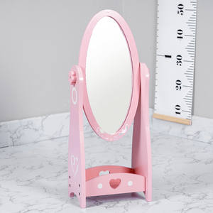 18 Inch Pop Meubels Set Mini Houten Pop Garderobe Pop Bed Volledige Lengte Spiegel Washer - Product Image 5