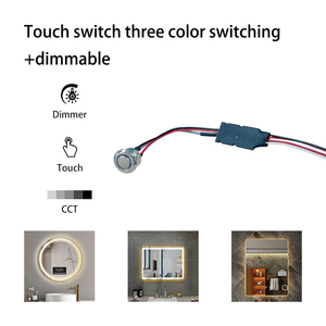 Interrupteur tactile d'usine, trois couleurs, gradation tactile, activation au toucher, désactivation par pression longue, gradation infinie - Product Image 2