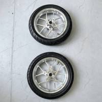 إطار مصنوع من الألومنيوم المطروق مقاس 14 بوصة طراز J14*MT2.5 و J14*MT3.0 من CST SC01 بدون أنبوب داخلي مع إطارات 90/90-14 و 120/70-14 لدراجات RTR Tuttio Yozma Razor EM5 Strike Heybike