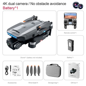 Drone Mini GPS <span class=keywords><strong>K918</strong></span> <span class=keywords><strong>Max</strong></span> de Haute Qualité Professionnel Caméra Double UAV HD 4K Distance de Contrôle à Distance 1500m Moteur Sans Balais Quadricoptère Dron - Product Image 6
