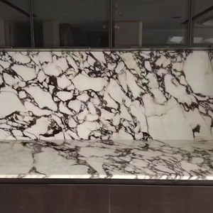 หินแคลไซต์คุณภาพสูง หรูหรา ขัดเงา แผ่นใหญ่ สำหรับงานก่อสร้างภายในบ้าน ห้องครัว กันน้ำ ห้องน้ำ - Product Image 4