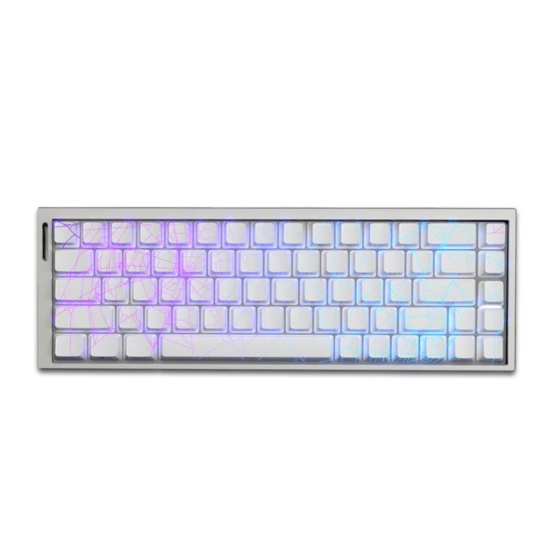 2025 NEW Zornher ZH68-HE 68 Keys CNC Mechanical Keyboard, White