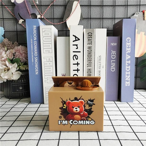 Petite <span class=keywords><strong>tirelire</strong></span> créative de dessin animé de panda pour fille pour économiser de l'argent - Product Image 2