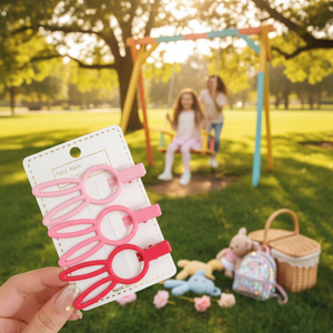 Mollette di moda di tendenza da 5cm eleganti scintillanti per ragazze mollette in metallo con perline e paillettes vendita all'ingrosso - Product Image 3