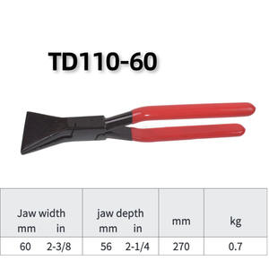 Ensemble de trois pièces de pinces pliantes forger des pinces pliantes à grande extrémité <span class=keywords><strong>pince</strong></span> à tôle de réparation automatique - Product Image 6