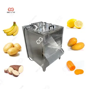 Industrial Automatic Batata Doce Crisps Fruit Chips Máquina De Corte Banana Plantain Cutter Preço