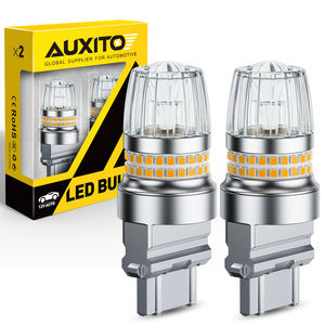 หลอดไฟ LED AUXITO 3157 สีเหลืองอำพัน สำหรับไฟเลี้ยว รุ่น 3157A 3156 3056 3057 4157 3047 4057 3457 4114 ไฟท้าย ไฟหน้า ไฟเลี้ยว - Product Image 6