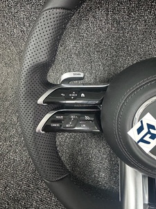 Volant en cuir personnalisé avec design libellule pour <span class=keywords><strong>Mercedes</strong></span>-Benz AMG C63 W222 W213 W221 W205 W204 S300 S320 <span class=keywords><strong>E200</strong></span> E63 - Product Image 2