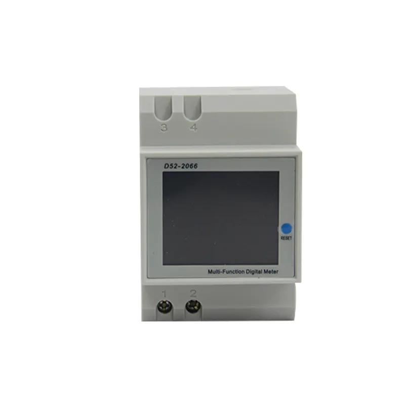 DIN Rail Multifunction digital display Meter 110V 220V 380V LCD Energy Digital Display Voltage Current Meter