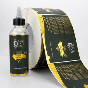 ขวดบรรจุภัณฑ์เครื่องสำอางกันน้ำ FX Roll ผลิตจากแก้วและพลาสติก พร้อมฉลากฟอยล์สีทอง ป้ายสติกเกอร์ ฉลากบรรจุภัณฑ์สำหรับขวด - Product Image 4