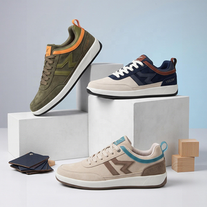 Zapatos Deportivos Casuales de Lujo de Alta Calidad de Fábrica OLICOM, Zapatos de Moda para Caminar Estilo <span class=keywords><strong>Tenis</strong></span> para Hombre, Zapatillas de Cuero - Product Image 1