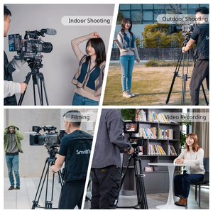 Trípode Resistente <span class=keywords><strong>SmallRig</strong></span> AD-01 de 73 Pulgadas con Cabezal Fluido de 360 Grados y Placa de Liberación Rápida, Trípode de Video 3751 - Product Image 5