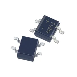 Manufacturer Original Package Bridge Rectifier Diode MB6S Electronic Components Single Phases Diode Rectifier