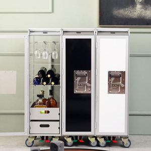 शीर्ष गुणवत्ता एल्यूमीनियम एटलस उपकरण आधा पूर्ण आकार एयरलाइन खाद्य ट्रॉली - Product Image 6