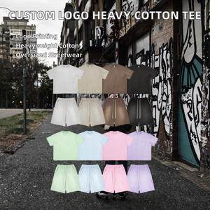 T-shirts Homme Personnalisables avec Logo, Coupe Oversize, Effet Délavé Acide, Vintage, 100% Coton Molletonné Lourd, Streetwear, Motif Uni, Coton Épais - Product Image 2