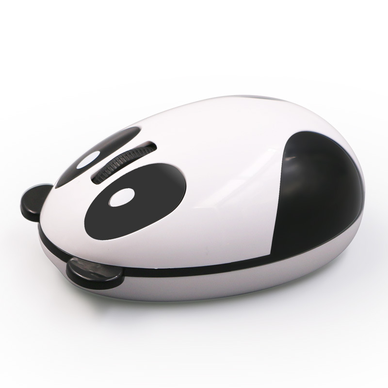 Silent 2.4G Wireless Cartoon Cute Computer Mouse Rechargeable Panda Shaped Mouse For Laptop Desktop