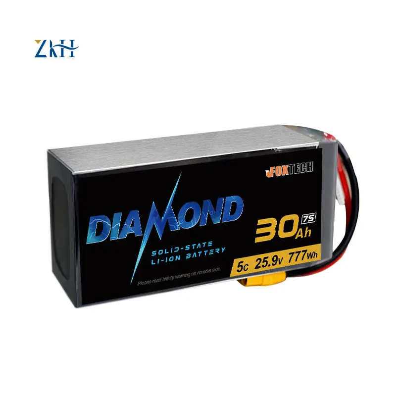 VTOL Diamond 7S 16000mAh 22000mAh 27000mAh 30000mAh Solid State Li-ion Battery drone battery