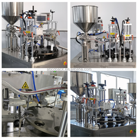 Machine d'emballage automatique de tubes souples avec remplissage et scellage intégrés pour tubes cosmétiques en PE et laminés