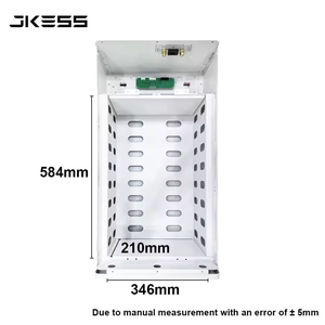 Caja de Batería DIY 48V JK BMS 16S, Kit de Caja de Batería LiFePO4 Apilable, Modular de 48V, 15kWh, 16 Celdas, Almacenamiento de Energía Doméstico Eficiente - Product Image 2
