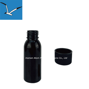 Đen 30ml Chai nhựa PET 20 410 vít Top cap bơm lại lót cho dầu lỏng bao bì mỹ phẩm bao gồm dầu gội đầu Lotion - Product Image 2