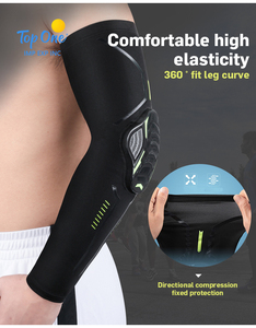 Top One Sport Support de bras élastique Flexible Anti-Collision Coudières en nid d'abeille pour le basket-ball Tennis en saison de printemps - Product Image 4