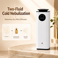 Diffuseur d'arômes Koeazy Premium 360° à diffusion ascendante, sans eau, contrôlé par application, pour grandes surfaces, usage commercial et domestique, sur pied
