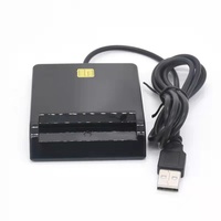 Lector de Tarjetas de Plástico USB Externo Mini ISO7816, Nuevo de Fábrica, Venta al Por Mayor, para Computadora y Teléfono Inteligente