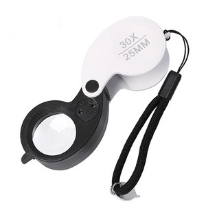 Loupe pliante pour bijoux 30X avec lumière LED, NO.92530 - Product Image 1