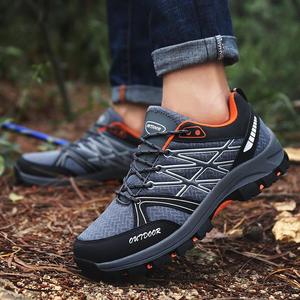 Zapatos deportivos transpirables para exteriores, de malla, de caña baja, para senderismo, montañismo, botas de senderismo para hombre, zapatos deportivos para correr y senderismo. - Product Image 3