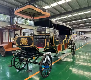 Nuevo carruaje eléctrico tirado por caballos con 4 ruedas para hacer turismo - Product Image 5