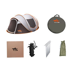 Tente de camping automatique portable, imperméable, coupe-vent, tente de plage familiale, abri instantané pour l'extérieur - Product Image 4
