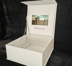 7 inch LCD video hộp trình bày LCD Video hiển thị Hộp quà tặng với bọt <span class=keywords><strong>Inlay</strong></span> - Product Image 1