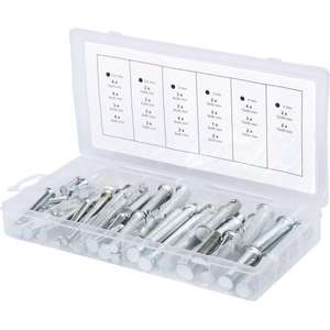 KS TOOLS-Assortiment de 970.0210 boulons de sécurité, ø 5-12mm, 21 tailles (60 pcs) - EAN 4042146478301 ELEMENTS POUR FIXER LES FIXATIONS - Product Image 1