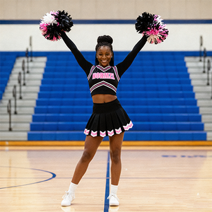 高品質カスタムユースチアシェルチアリーダー衣装長袖ストレッチクラシック学校チアユニフォーム - Product Image 1