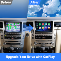 Boîtier d'interface Linux pour Lexus LS 2012-2015, CarPlay sans fil, Android Auto, module GPS, décodeur avec WiFi, autoradio Binarytek