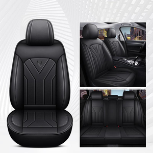 5-<strong>Seats</strong> Luxury Sports <strong>Car</strong> <strong>Seat</strong> Cover Breathable PU Leather PVC Universal <strong>Wrap</strong> <strong>for</strong> All Models Four Seasons Wear-Resistant Modern - Product Image 5