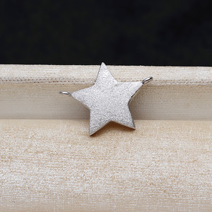 Wenchi <b>Magnetic</b> S925 Silver Pentagram Buckle DIY Craft Supplies Necklace <b>Bracelet</b> Button 8mm Jewelry - Product Image 1