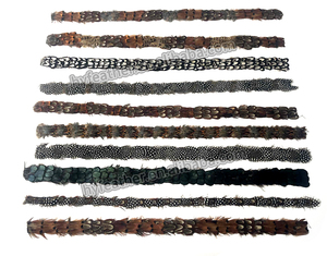 May TRIM Ribbon rìa tự nhiên gà lôi lông <span class=keywords><strong>hat</strong></span> ban nhạc cho nam giới phụ nữ Cowboy Fedora <span class=keywords><strong>Hat</strong></span> trang phục mũ nón tóc phụ kiện - Product Image 4