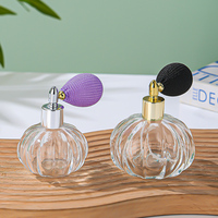 Flacon de parfum en verre de 50ml dans le style de citrouille avec vessie d'air-Charmant porte-parfum