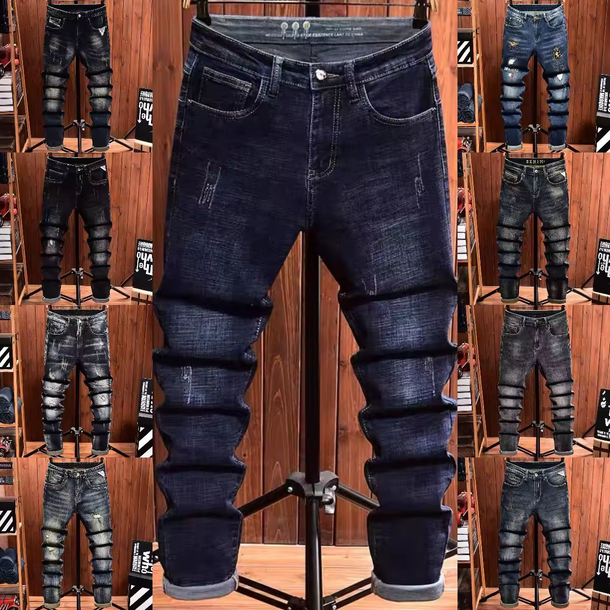 pantalones vaqueros bordados que reinicia su declaración de Vogue