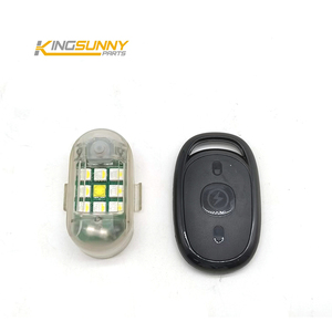 Ensemble d'éclairage de bicyclette rechargeable Télécommande <span class=keywords><strong>sans</strong></span> <span class=keywords><strong>fil</strong></span> Feux arrière clignotants à LED Phares en plastique Alimentation par batterie pour - Product Image 3