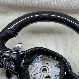 ครึ่งสำหรับพวงมาลัยรถสปอร์ตหนังคาร์บอนไฟเบอร์สำหรับ M Series M5 M3 G80 M4 G82 G01 X4 G02 X5 G05 X6 G06 G11 G12 - Product Image 4