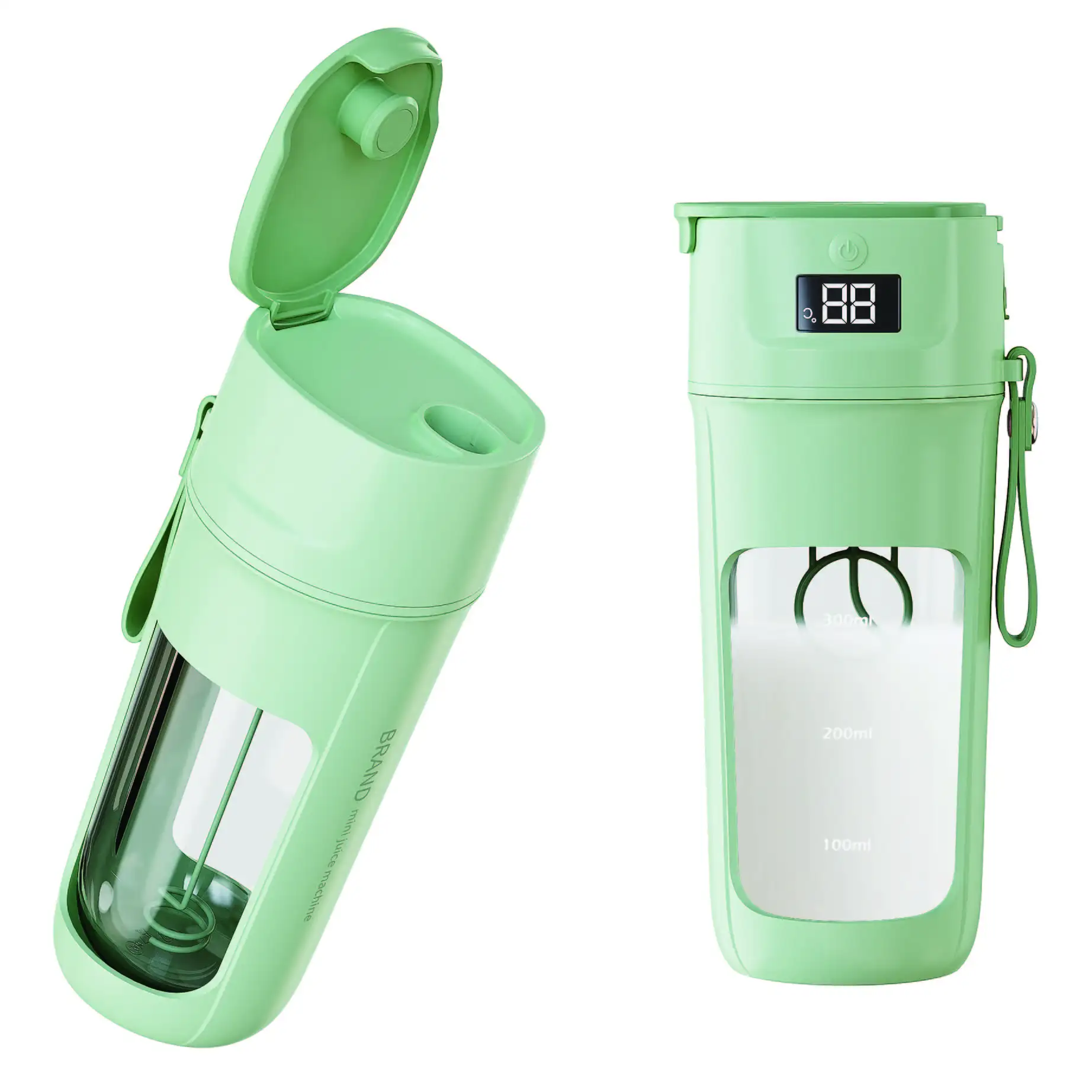 Bouteille à Shaker électrique USB 440ml sans BPA, Logo personnalisé, mélangeur de poudre, bouteilles de gymnastique portables, tasse