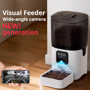 Distributeur automatique <span class=keywords><strong>de</strong></span> nourriture pour chien intelligent avec vidéo et son 6L OEM/ODM pour la surveillance en temps réel des animaux <span class=keywords><strong>de</strong></span> compagnie avec une conception durable en ABS - Product Image 2