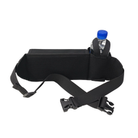 Sac banane de stockage euro tridimensionnel à 8 fentes avec porte-bouteille d'eau sac de rangement pour pièces de monnaie