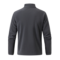 Veste polaire double face 400G, fermeture éclair, col montant, manteau chaud, cardigan, doublure de veste, pour hommes et femmes, automne et hiver