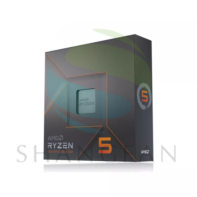 For Ryzen 5 7600X R5 7600X 4.7 GHz 6-Core 12-Thread CPU Processor 5NM L3=32M 100-000000593 Socket AM5 New Sealed Without Cooler