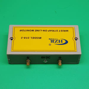 Bracelet antistatique HZR 518-2 avec moniteur en ligne double alarme automatique ESD - Product Image 3