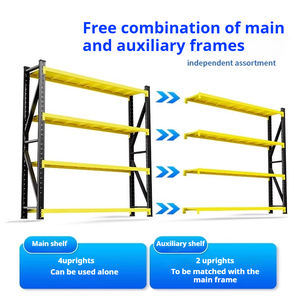 Racks Industriales Gondolas De Supermecados Estantería personalizada sin pernos Ajustable Soporte de carga resistente 200kg Garaje - Product Image 4
