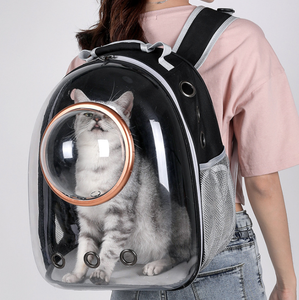 Tas Ransel Pengangkut Kucing & Hewan Kecil yang Modis, Mewah, Lipat, Transparan, Lembut, Portabel, Disetujui Maskapai Penerbangan, dan Murah - Product Image 1